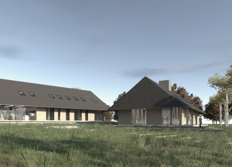 Timber Structures Framed by Natural Light and Community Interaction