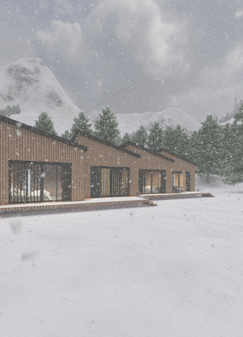 Natural Water Harvesting and Cross Ventilation in a Modular Retreat Home