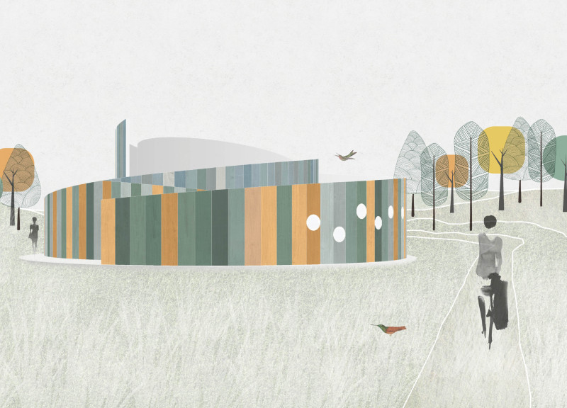 Natural Light and Wood Spirals Creating Community Engagement