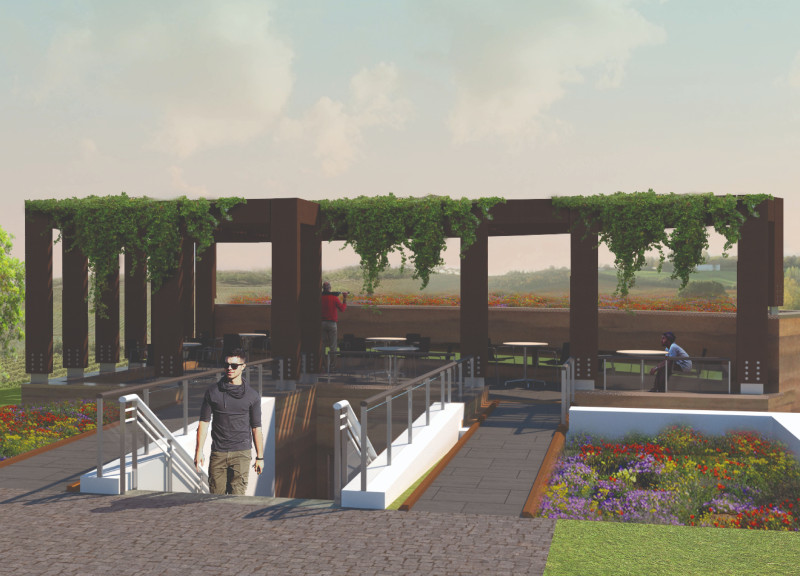 Rammed Earth Walls and Portuguese Cork Elevate Vineyard Tasting Experience