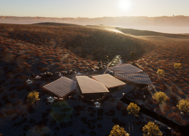 Thermal Mass and Curved Concrete Chambers Enhancing Community Engagement