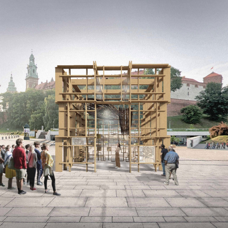 Sustainable Educational Pavilion Showcasing Strawbale and Cork