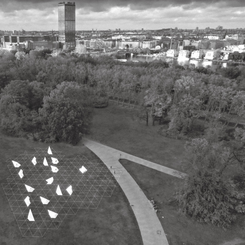 Recycled Fabric Booths with Aluminum Framework for Techno Music Experience