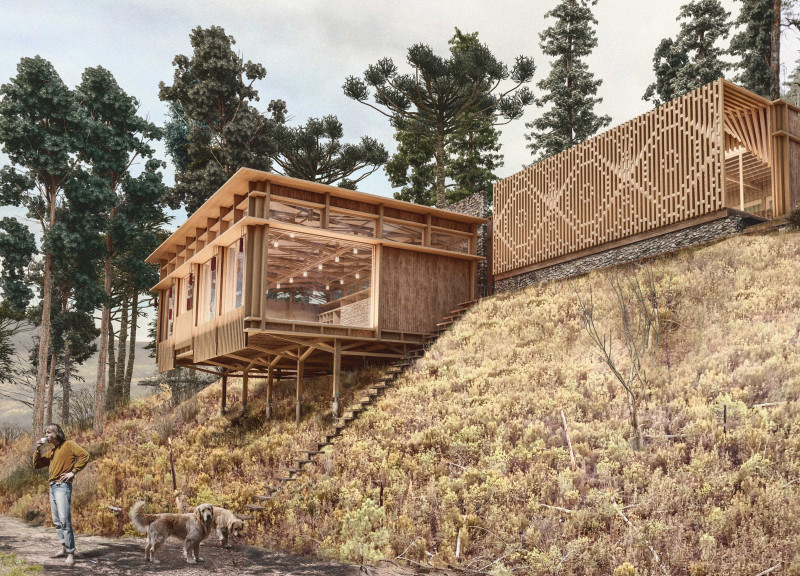 A Sustainable and Elevated Retreat with Mandala Symbolism