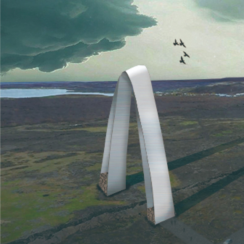 Geological Observation Pinnacle Reflecting Tectonic Evolution