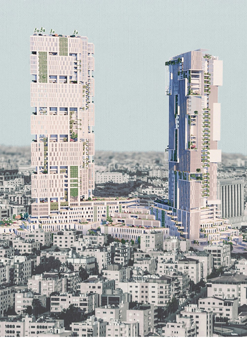 Sustainable Green Spaces with Glass Facades and Sun Breakers