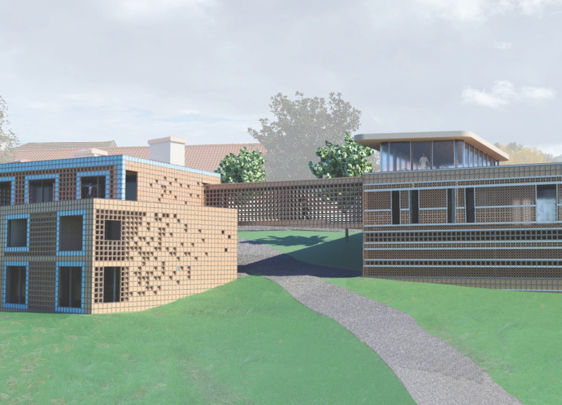 Celosia Facades Framing Vineyard Views in a Harmonious Retreat