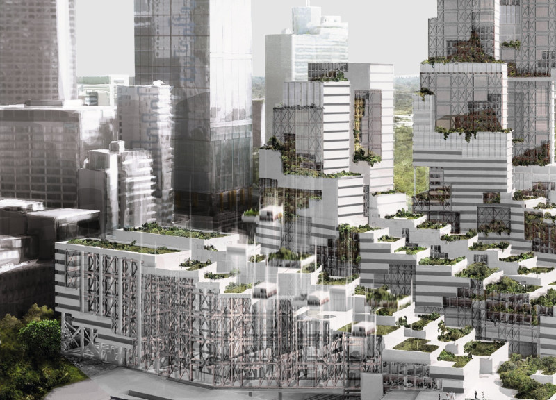 Elevated Housing Solutions Above Railyards Promoting Urban Connectivity