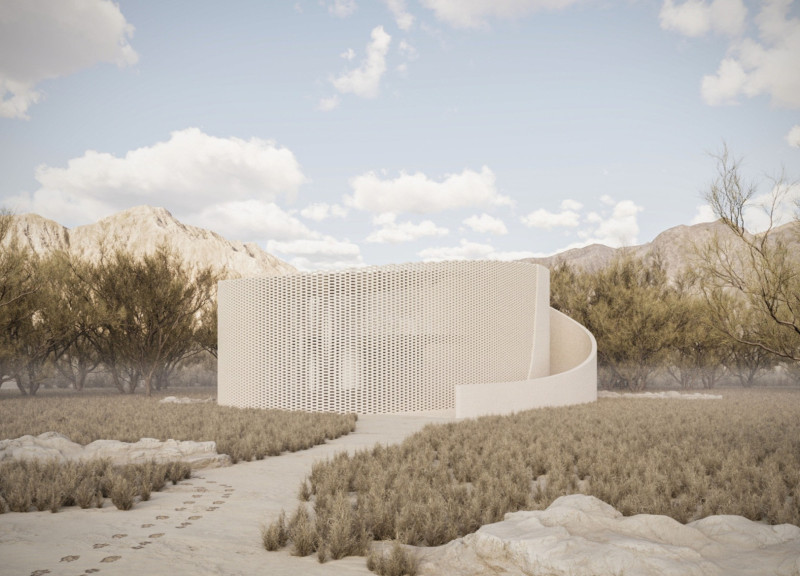 Curved Structure Enhancing Natural Light and User Comfort