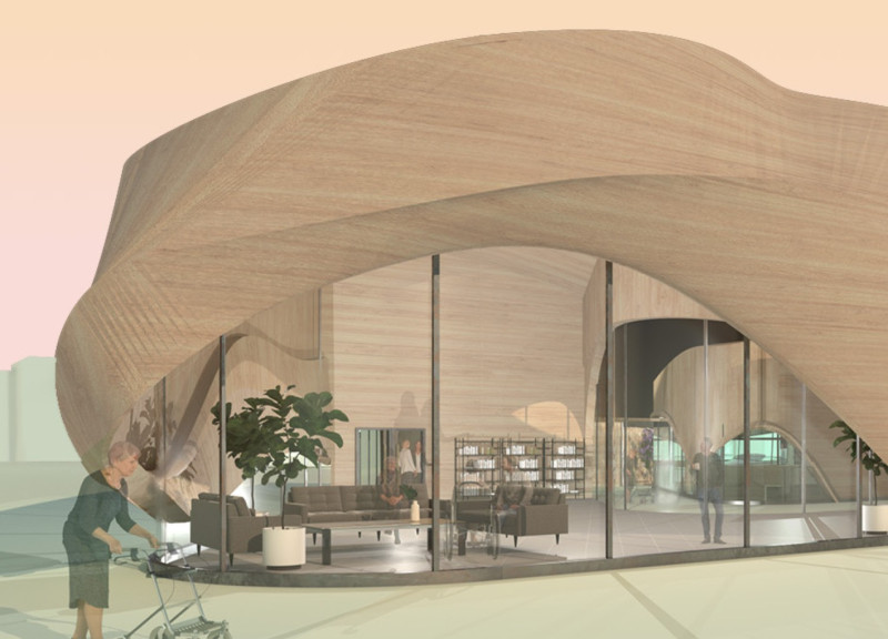 Triangular Design Emphasizing Community and Nature in End-of-Life Care