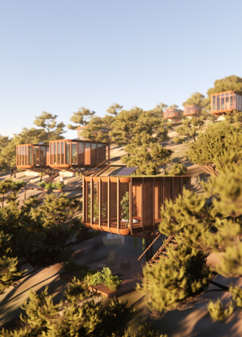 Greywater Recycling and Reclaimed Timber in a Tranquil Yoga Retreat