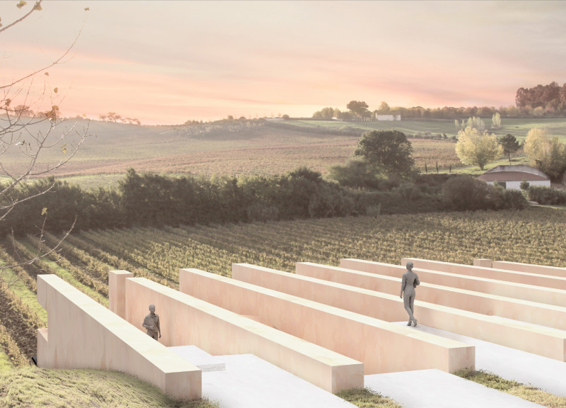 Framed Views and Glazed Envelopes in a Vineyard Tasting Room