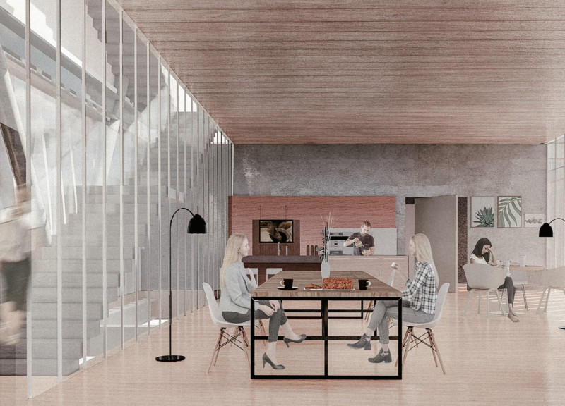 Circular Gathering Space Embracing Panoramic Views in Iceland