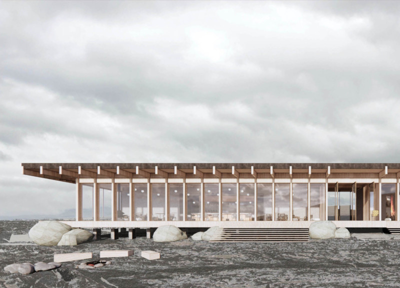 Compacted Clay and Cross-Laminated Timber Embrace in a Visitor Center Hidden Amidst Iceland's Landscape