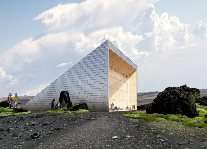 Charred Wooden Shingles and Cross-Laminated Timber Create a Community Haven in Iceland's Volcanic Landscape