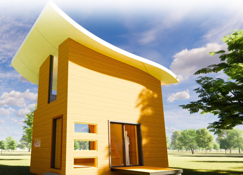 Concave Roof and Rainwater Collection in a Self-Sustaining Micro Home