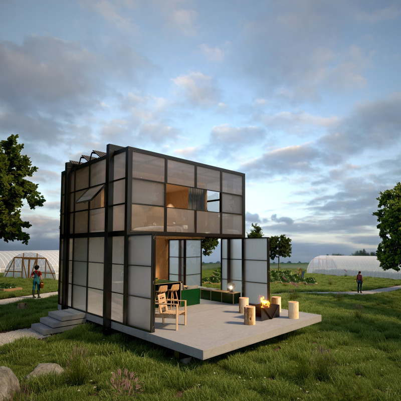 Translucent Polycarbonate Structure for Sustainable Living