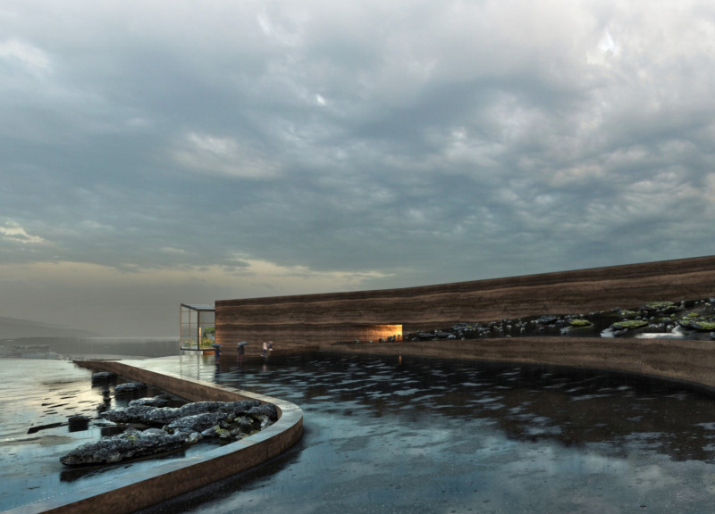 Charred Wooden Shingles and Expansive Glass Create a Flexible Community Space in Iceland