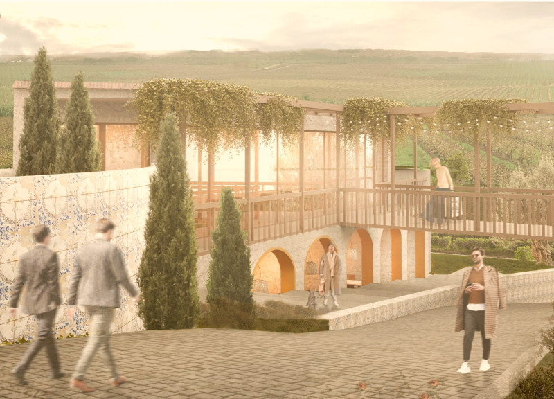 Sustainable Wine Hotel with Local Stone and Warm Wood Elements