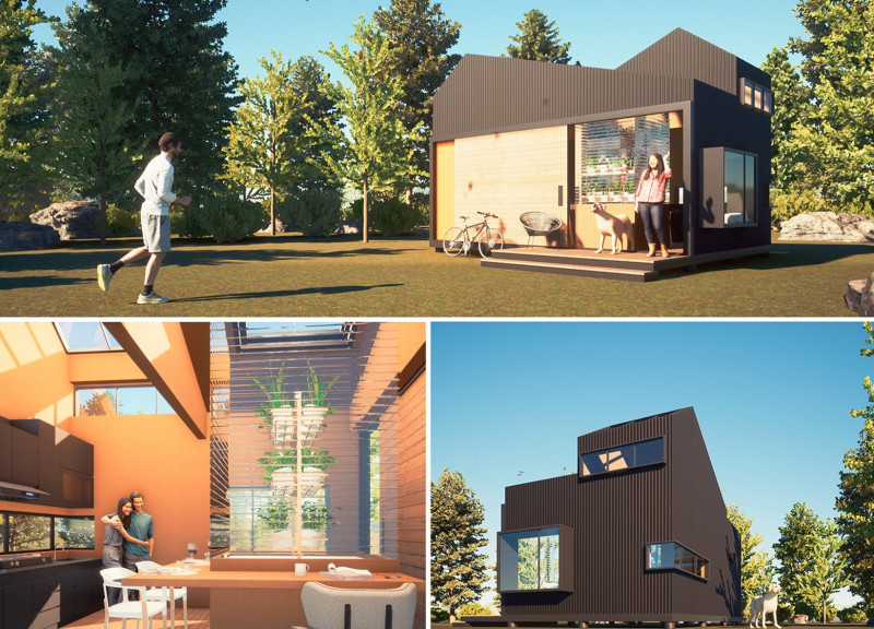 Galvalume Cladding and Aquaponics in a Self-Sufficient Living Space