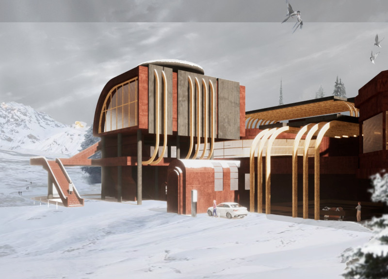 Vertical Greenhouse with Rainwater Harvesting and Aluminium Structure