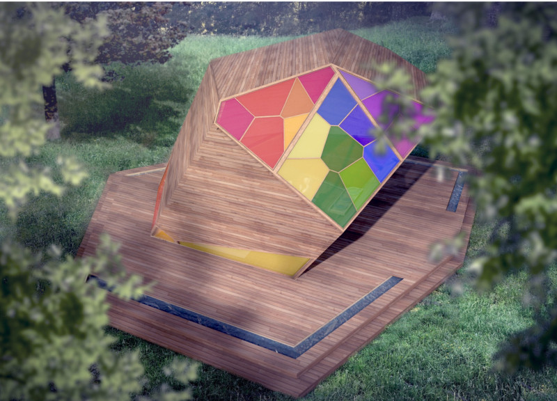 Curved Angles and Sustainable Timber Create Reflective Spaces for Essence Making