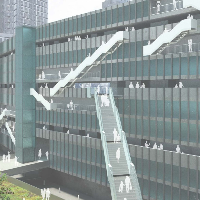 Loggias and Parasitic Stairs Enhance Community Living in Urban Duplex Design