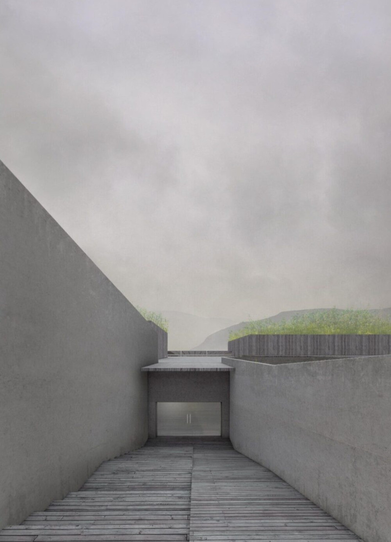 Turf Roofs and Glazed Walls Enhance Community Dining Experience