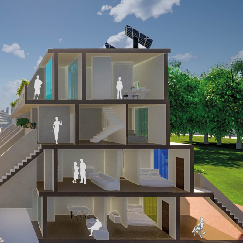 Geothermal Efficiency with Green Roofs in Urban Living