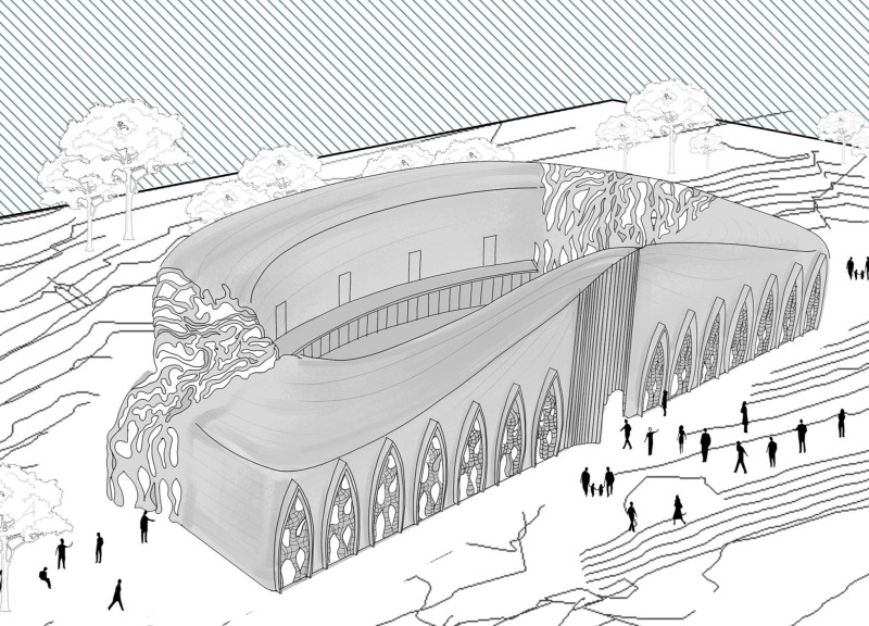 Sustainable Living Spaces with Natural Clay and Stone Integration