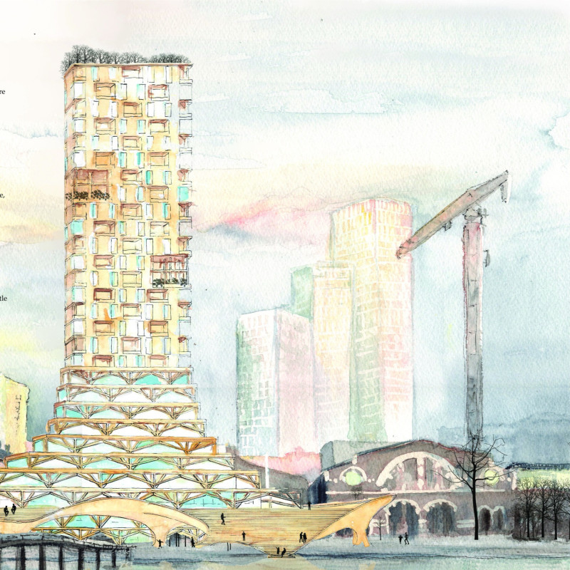 High-Altitude Gardens Along the Harbour Basin Supporting Local Economy