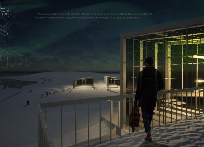 Greenhouse Integration in Steel and Wood Dining Experience