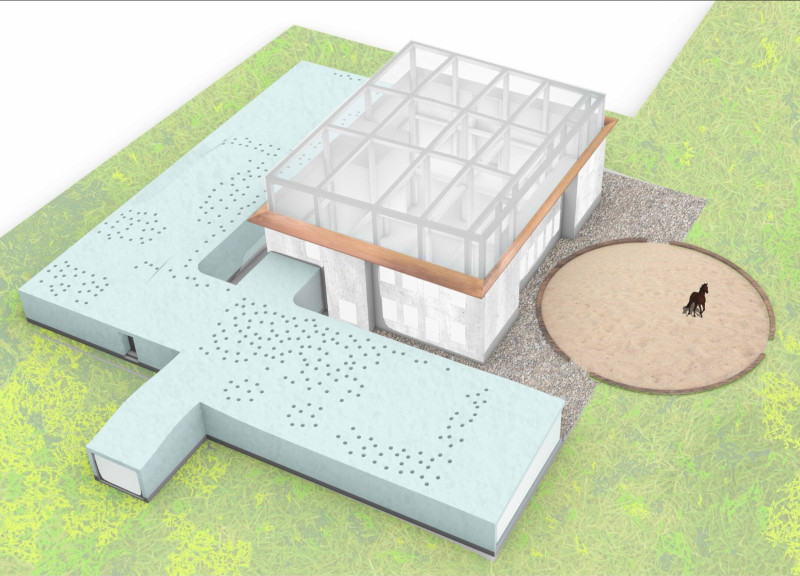 Translucent Roof and Repurposed Metal Sheet Define a Community Museum