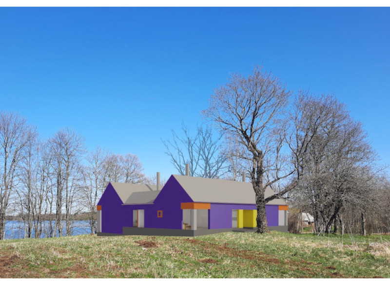 Lake-View Studios with Shared Courtyard and Timber Warmth