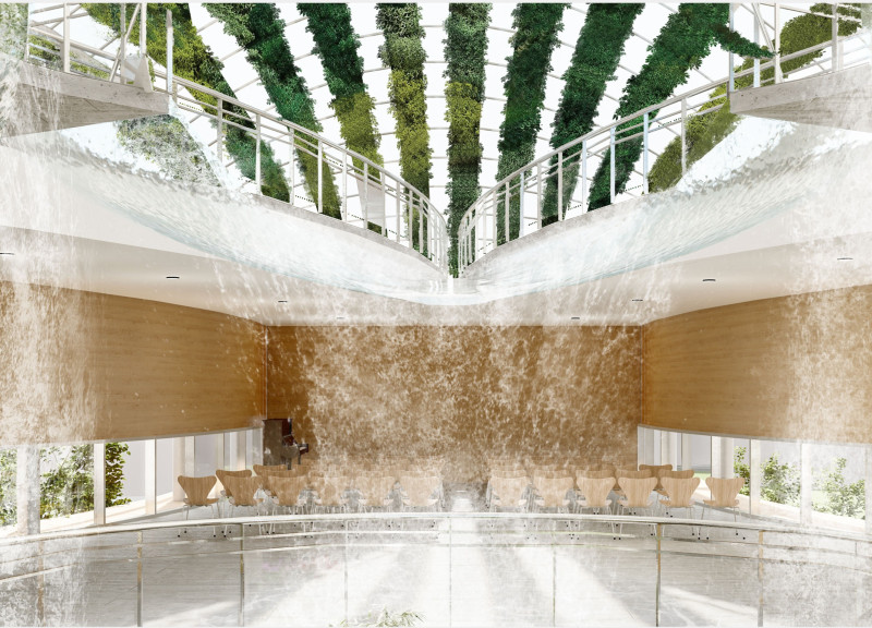 Nature-Infused Retreat Featuring Community-Attuned Spaces