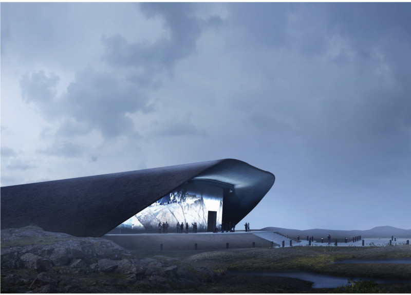 Cave-Inspired Pavilion Crafted from Flyash Concrete and Local Stone