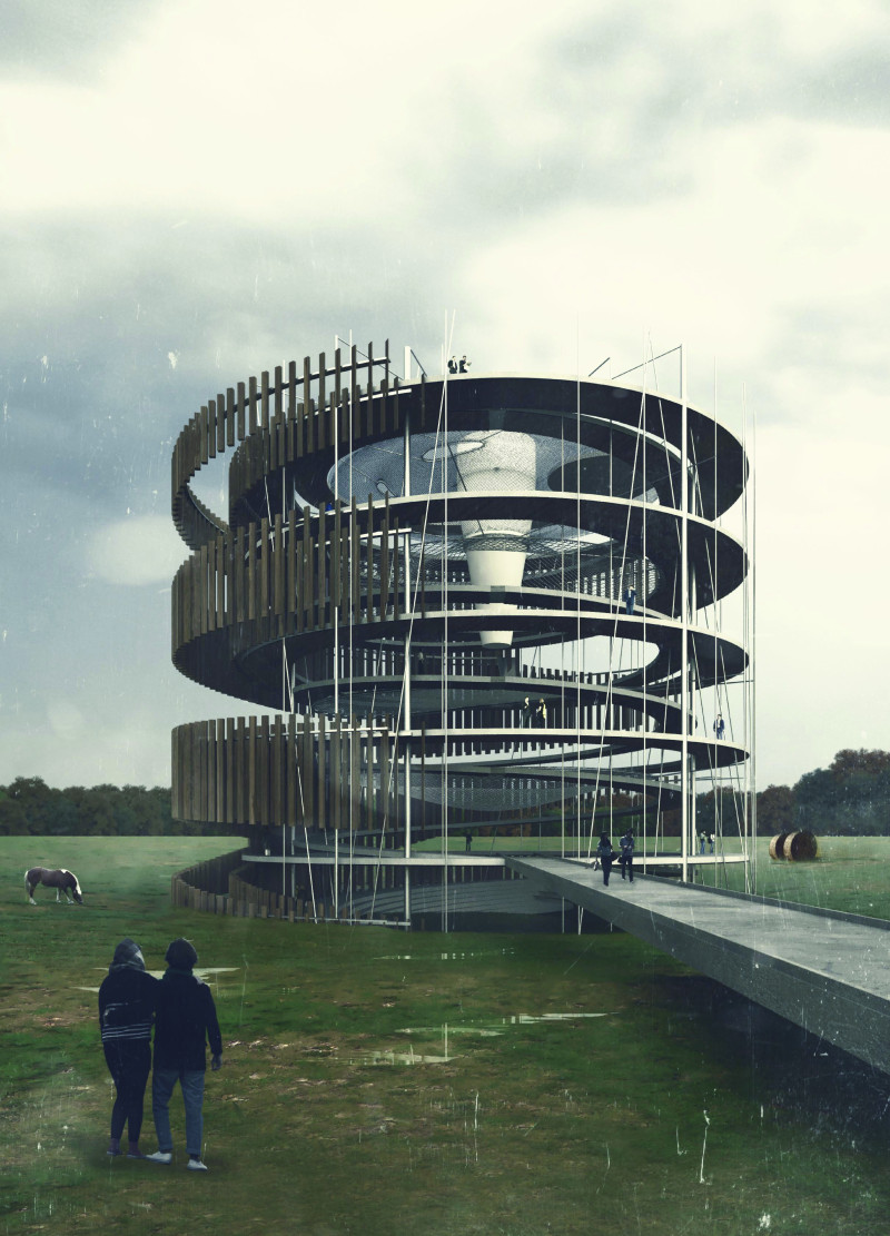 Transparent Structure Fostering Community Connection and Conservation Education