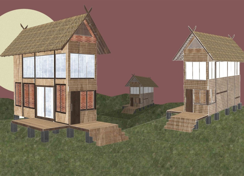 Elevated Living Spaces with Bamboo and Traditional Design Elements