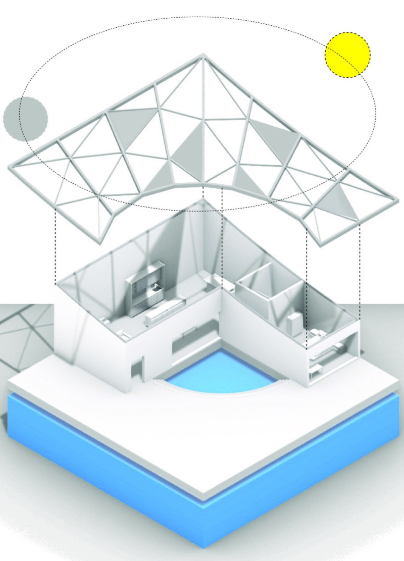 Moonlight Reflection Enhancing Creativity in a High-Performance Glazing Retreat