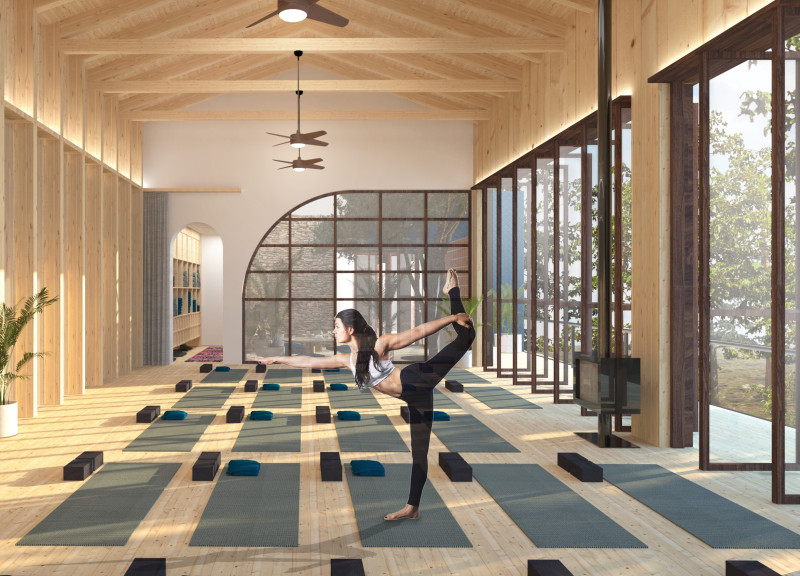 Charred Wooden Shingles and Cross-Laminated Timber Panels Define a Sustainable Mixed-Use Urban Space