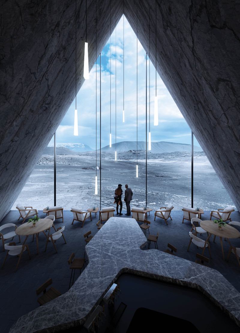 Framed Views of Hverfjall with a Farm-to-Table Experience