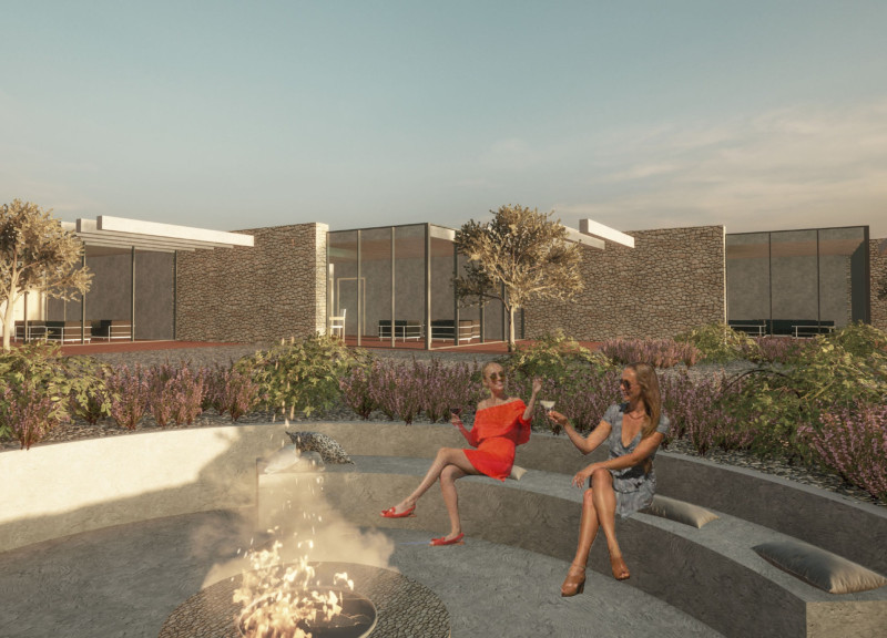 Terracotta-Faced Guest Houses Embracing Local Viticulture and Sustainability in Assisi