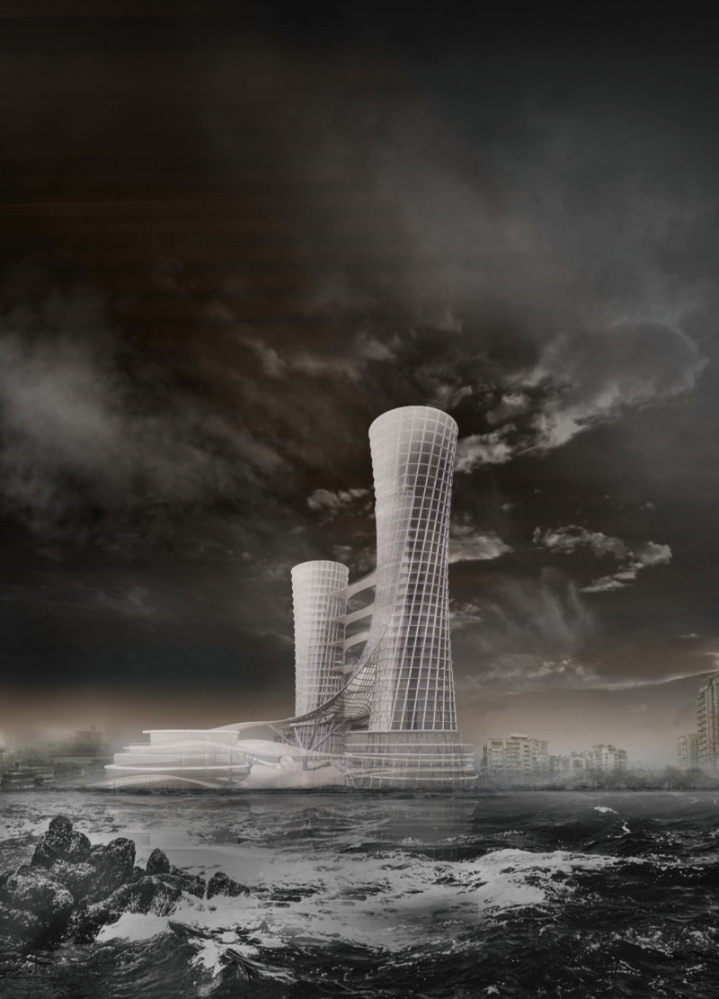 Lead Glass Lighthouse for Ecological Monitoring and Community Education