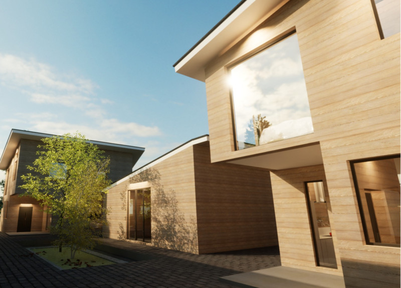 Charred Wooden Shingles and Natural Ventilation Enhance Family-Centric Lake Living