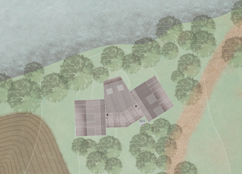 Tilted Roofs and Hybrid Beams in a Community-Focused Design