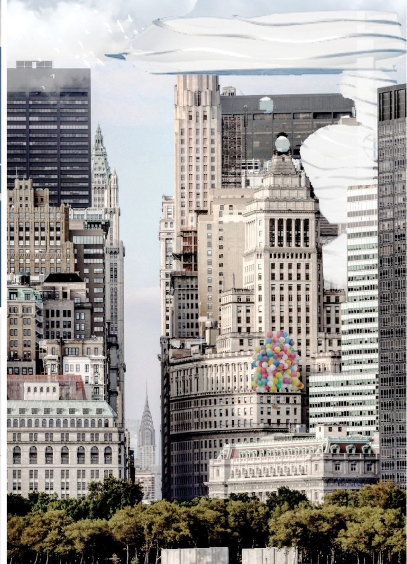 Community Spaces Elevated with Natural Stone in a Dense Urban Context