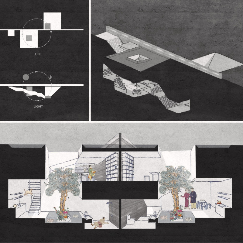 Thermal Rammed Earth Residence Embracing Light and Shadow