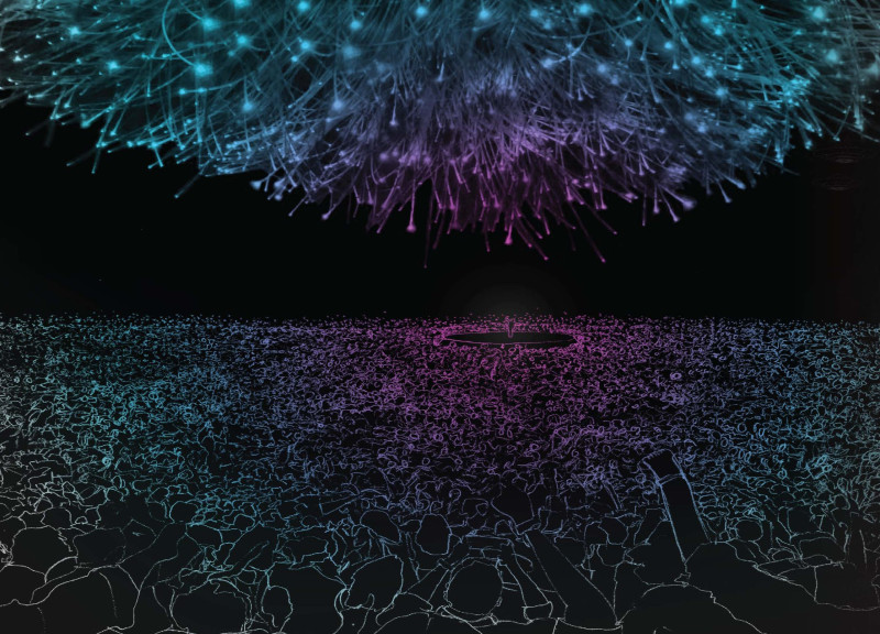 Cultural Mobility in Carbon Fiber Pavilion with Fiber Optic Interaction