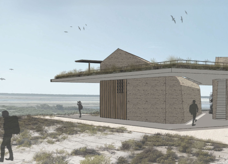 Integrating Local Clay Brick and Reclaimed Wood in a Sustainable Wetland Visitor Center