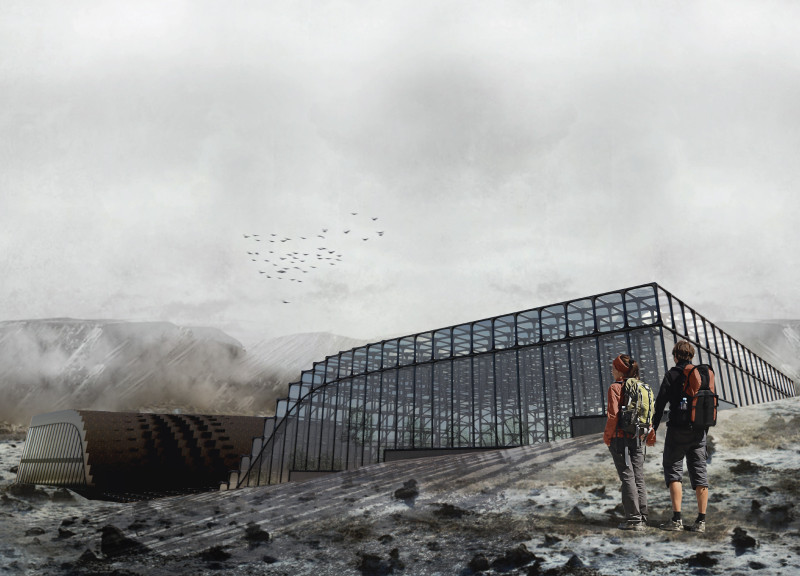 Embedded Greenhouse with Wooden Interiors and Local Sourcing